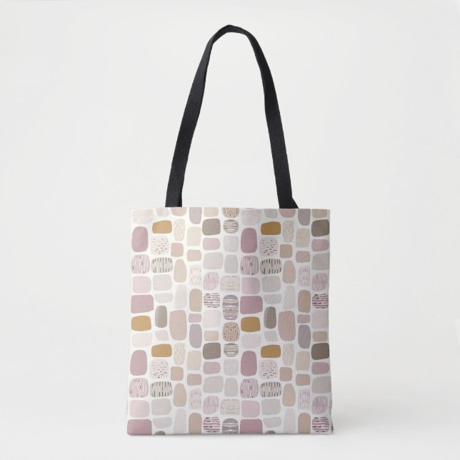 Trendy Geométrico Tote Bag 🌸 ✨ (Frente)