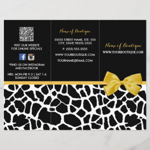 Trendy Giraffe Impressão Yellow Arco Boutique Broc