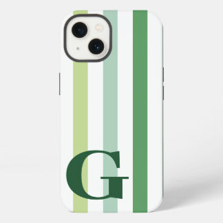 Trendy Green Stripes com Monograma