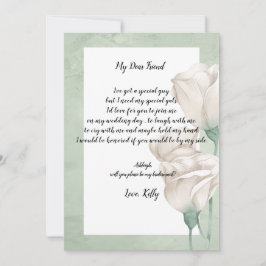 Trendy Greenery será o meu convite para madrinha