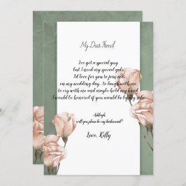 Trendy Greenery será o meu convite para madrinha