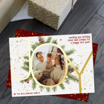 Trendy Joy Pine Boughs Wreath Christmas Photo Real