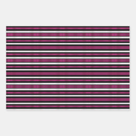 Trendy Magenta Magenta - Stripes Brancas e Pretas