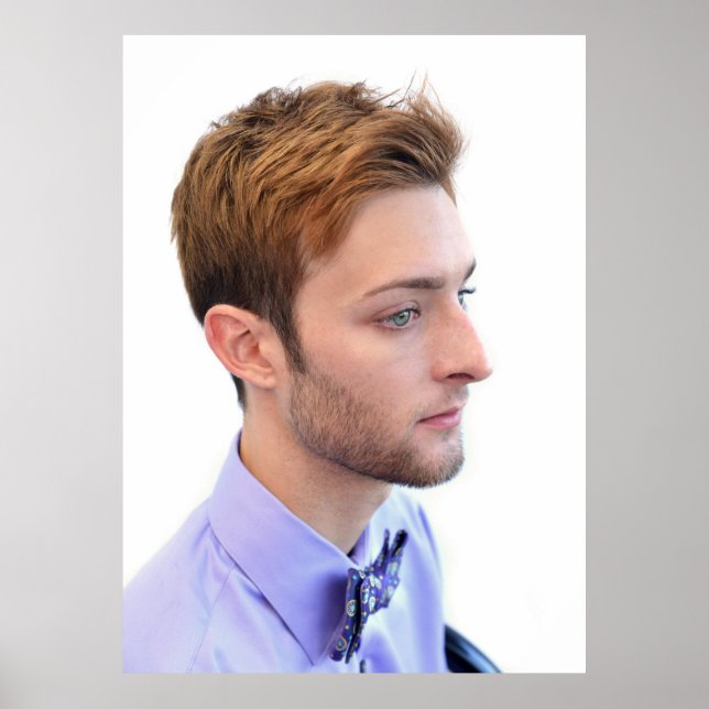 Trendy Men's Salon Poster (Frente)