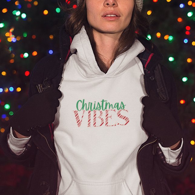 Trendy Modern Candy Cane - Camisa De Natal (Criador carregado)