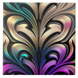 Trendy multicolore padrão azulejo cerâmico