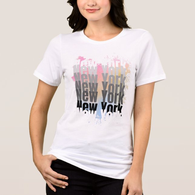 Trendy New York Graphic T-Shirt (Frente)