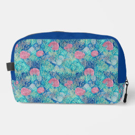 Trendy Ocean Turquoise Tropical Corals Watercolor