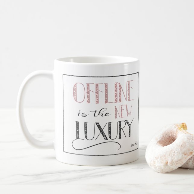 Trendy Offline é a nova caneca de luxo com nome (Com Donut)