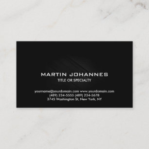 Trendy Plain Simple Automotive Cartão de visita