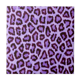 Trendy Purple Leopard Patterno