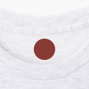 Trendy Rustic Red-Brown - Etiqueta