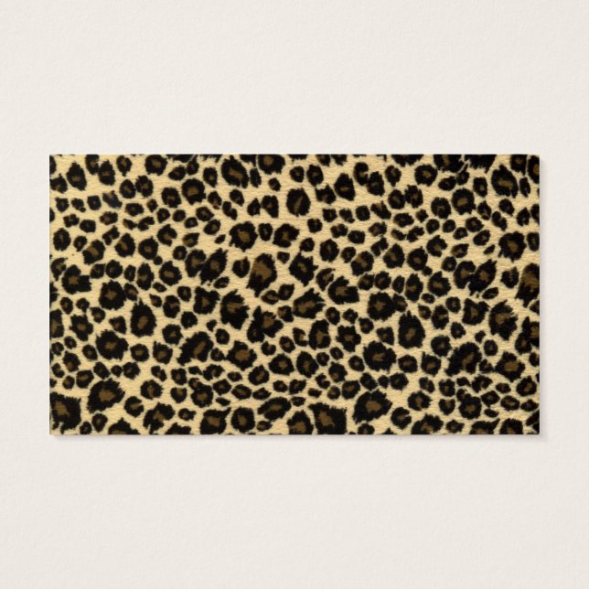 Trendy Safari Leopard Print (Verso)