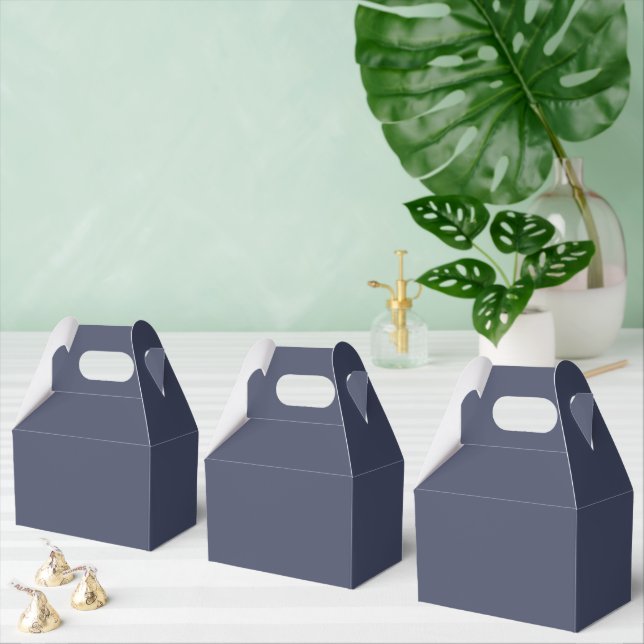 Trendy Slate Blue Cinza - Caixas de Favor (Múltiplo)