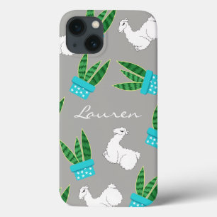 Trendy Succulents & Sleeping Llama   Personalizado