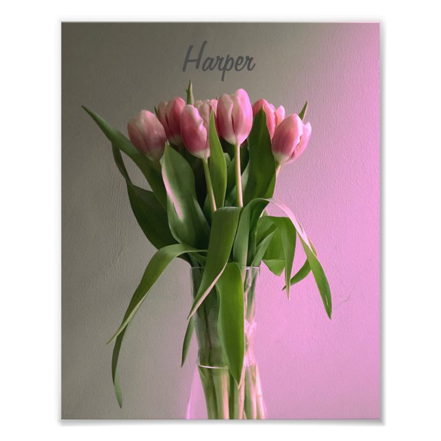 Trendy Tulips V3 Fotografia Original Da Flor Para  (Frente)