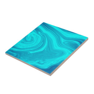 Trendy Turquoise Marble Stone - Textura de Abstrat