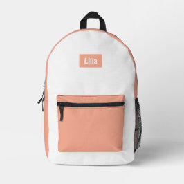 Trendy Two-Tone School Style with Personalization