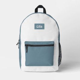 Trendy Two-Tone School Style with Personalization