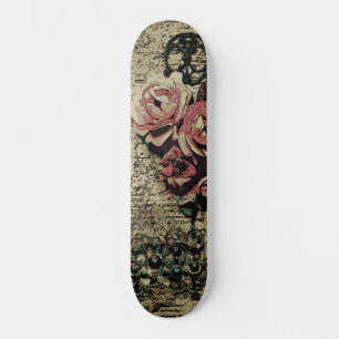 Trendy Urban Street Art Inspirou skate Floral