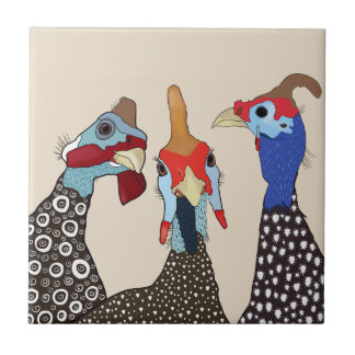 Três Aves De Cabra De Guiné Cortadas