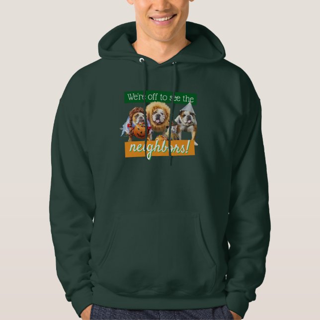 Três Bulldogs Vestidos (Frente)