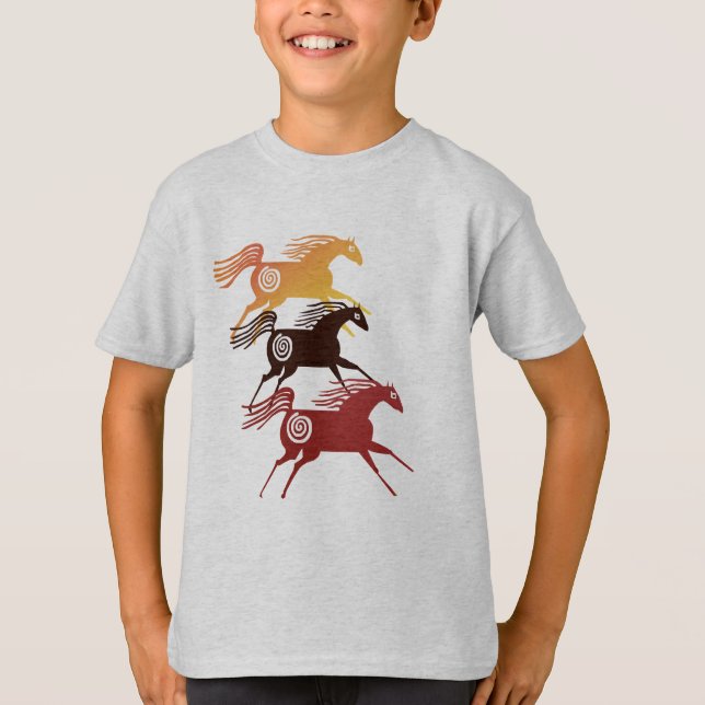 Três camisas antigas dos cavalos (Frente)