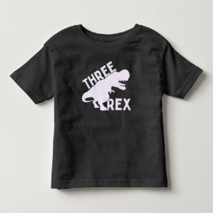 Três Camisas De Aniversário Rex 3, Velhos De 3 A