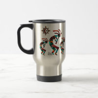 Três Caneca de viagem de Kokopelli sudoeste