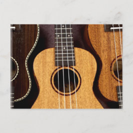 Três Cartão Postal de Ukulele