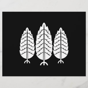 Três cedros japoneses