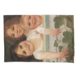 Três crianças na janela