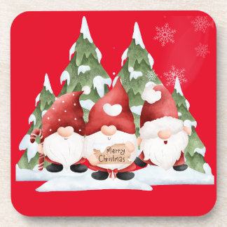 Três Duros de Natal Gnomo Porta copos de plástico