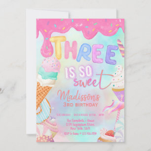 três é um convite tão doce