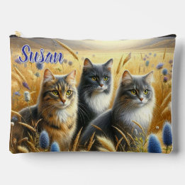 Três Gatos Amante de Gatos