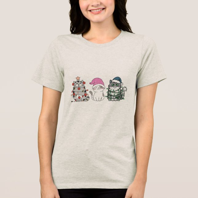 Três Gatos de Natal (Frente)
