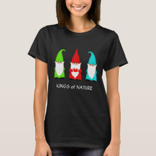 Três Gnomos Reis da Camiseta Nture