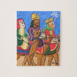 Três homens sábios pelo quebra-cabeça de Joel