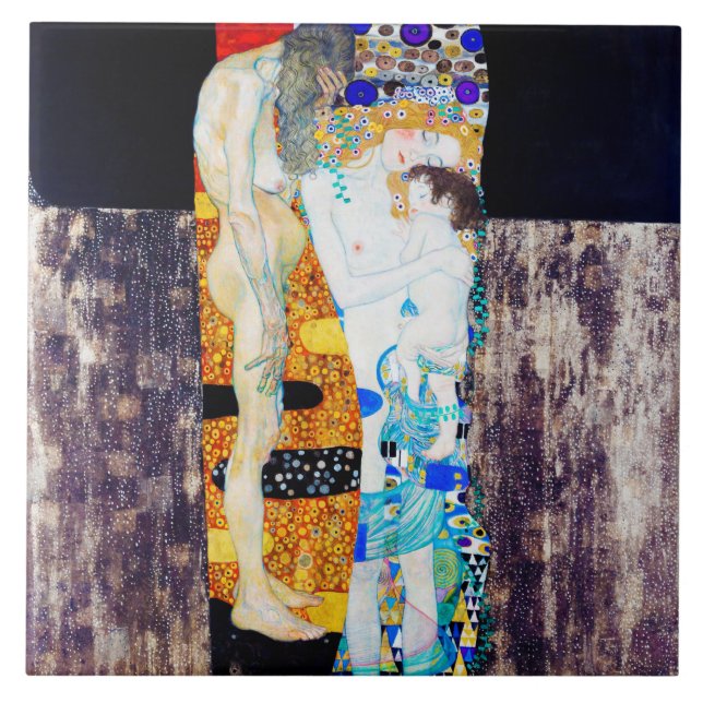 Três Idades da Vida, Gustav Klimt (Frente)