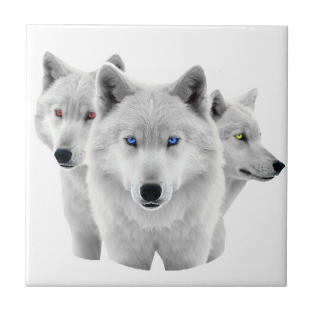 Três Lobos Brancos (Frente)