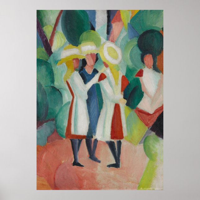 "Três Meninas" Art poster (Frente)