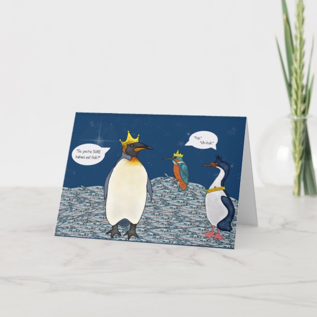 Três o cartão dos reis cartões de natal (Frente)