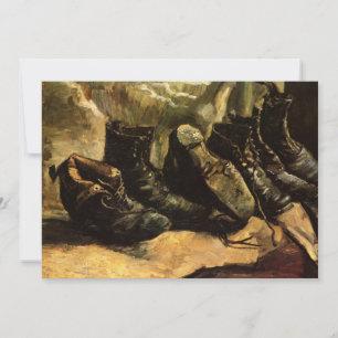 Três Pares de Sapatos por Vincent van Gogh