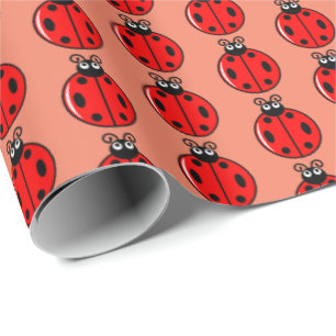 Três Pequenas Joaninhas - Papel de Embrulho Matte