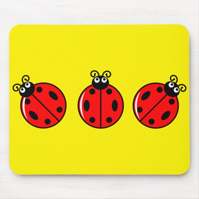 Três Pequenos Damybugs - Mousepad (Frente)
