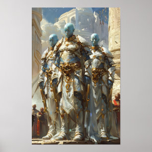 Três poderosos Poster dos Deuses Anunnaki