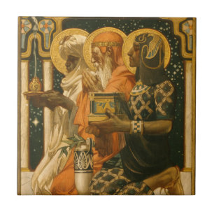 Três Reis Magos de JC Leyendecker Natal Vintage