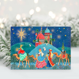 Três Reis Magos Férias de Natal | Cartões de Boas