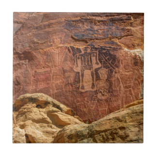 Três reis Petroglyph - rancho de Mcconkie - Utá