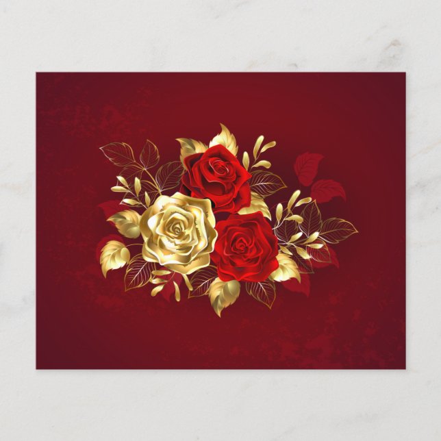 Três Rosas de joalharia (Frente)